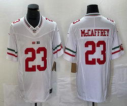 Nike San Francisco 49ers #23 Christian McCaffrey White 4(IV) NFL Jersey