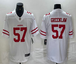 Nike San Francisco 49ers #57 Dre Greenlaw White Vapor Untouchable Authentic Stitched NFL Jerseys