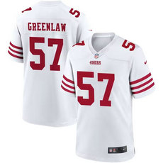 Nike San Francisco 49ers #57 Dre Greenlaw White Vapor Untouchable Authentic stitched NFL jersey