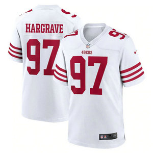 Nike San Francisco 49ers #97 Javon Hargrave White Vapor Untouchable Authentic Stitched NFL Jerseys
