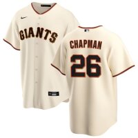 Nike San Francisco Giants #26 Matt Chapman Cream Game Authentic Stitched MLB Jersey
