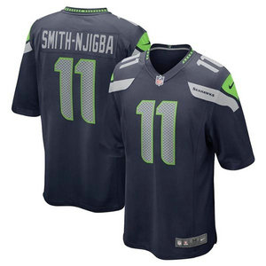 Nike Seattle Seahawks #11 Jaxon Smith-Njigba Navy Vapor Untouchable Authentic Stitched NFL Jersey