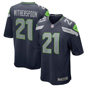 Nike Seattle Seahawks #21 Devon Witherspoon Navy Vapor Untouchable Authentic Stitched NFL Jersey