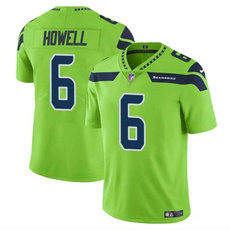 Nike Seattle Seahawks #6 Sam Howell Green Vapor Untouchable Authentic Stitched NFL Jersey