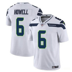 Nike Seattle Seahawks #6 Sam Howell White Vapor Untouchable Authentic Stitched NFL Jersey