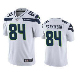Nike Seattle Seahawks #84 Colby Parkinson White Vapor Untouchable Authentic Stitched NFL Jersey