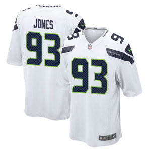 Nike Seattle Seahawks #93 Dre’mont Jones White Vapor Untouchable Authentic Stitched NFL Jersey
