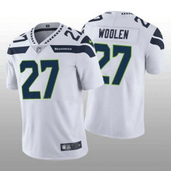 Nike Seattle Seahawks 27 Tariq Woolen White Vapor Untouchable Authentic Stitched NFL Jersey