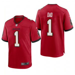 Nike Tampa Bay Buccaneers #1 Dad Red 2021 Fathers Day Authentic Stitched NFL Jersey