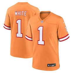 Nike Tampa Bay Buccaneers #1 Rachaad White Yellow Throwback Vapor Untouchable Authentic Stitched NFL Jersey.webp