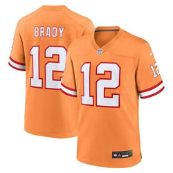 Nike Tampa Bay Buccaneers #12 Tom Brady Yellow Throwback Vapor Untouchable Authentic Stitched NFL Jersey.webp