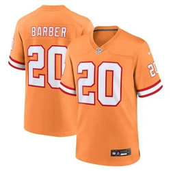 Nike Tampa Bay Buccaneers #20 Ronde Barber Yellow Throwback Vapor Untouchable Authentic Stitched NFL Jersey.webp