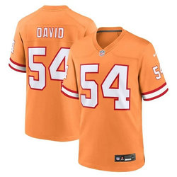 Nike Tampa Bay Buccaneers #54 Lavonte David Yellow Throwback Vapor Untouchable Authentic Stitched NFL Jersey.webp