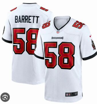 Nike Tampa Bay Buccaneers #58 Shaq Barrett White Vapor Untouchable Authentic Stitched NFL Jersey