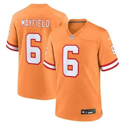 Nike Tampa Bay Buccaneers #6 Baker Mayfield Yellow Throwback Vapor Untouchable Authentic Stitched NFL Jersey.webp
