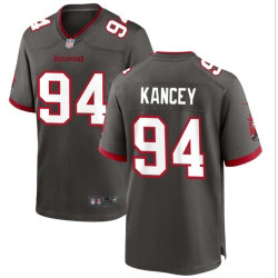 Nike Tampa Bay Buccaneers 94 Calijah Kancey Gray Vapor Untouchable Authentic Stitched NFL Jersey