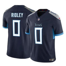 Nike Tennessee Titans #0 Calvin Ridley Navy Vapor Untouchable Authentic Stitched NFL Jersey