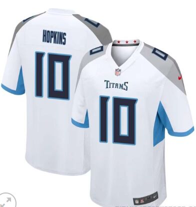 Nike Tennessee Titans #10 DeAndre Hopkins White Vapor Untouchable Authentic Stitched NFL Jersey