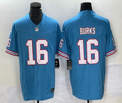 Nike Tennessee Titans #16 Treylon Burks Light Blue 2023 F.U.S.E. Authentic stitched NFL jersey
