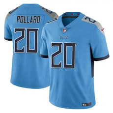 Nike Tennessee Titans #20 Tony Pollard Blue Vapor Untouchable Authentic Stitched NFL Jersey