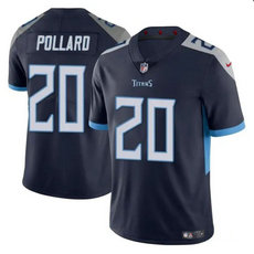 Nike Tennessee Titans #20 Tony Pollard Navy Vapor Untouchable Authentic Stitched NFL Jersey