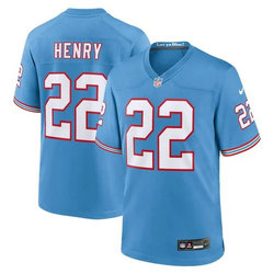 Nike Tennessee Titans #22 Derrick Henry Light Blue Throwback Stitched Jersey.jpg