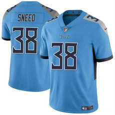 Nike Tennessee Titans #38 L'Jarius Sneed Blue Vapor Untouchable Authentic Stitched NFL Jersey