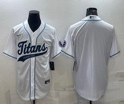 Nike Tennessee Titans White Joint Adults Authentic Stitched baseball jersey