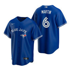 Nike Toronto Blue Jays #6 Austin Martin Royal Game 2020 MLB Draft Jersey