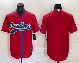 Nike Toronto Blue Jays Red Joint Authentic stitched MLB jersey