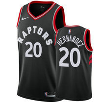 Nike Toronto Raptors #20 Dewan Hernandez Black Game Authentic Stitched NBA Jersey