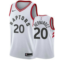 Nike Toronto Raptors #20 Dewan Hernandez White Game Authentic Stitched NBA Jersey
