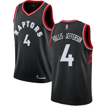 Nike Toronto Raptors #4 Rondae Hollis-Jefferson Black Game Authentic Stitched NBA Jersey