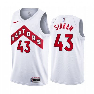 Nike Toronto Raptors #43 Pascal Siakam White Authentic Stitched NBA Jersey