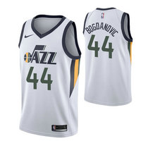 Nike Utah Jazz #44 Bojan Bogdanovic White Game Authentic Stitched NBA Jersey