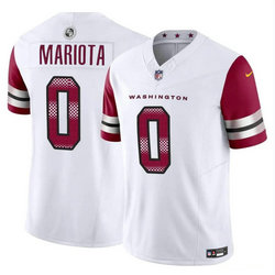Nike Washington Commanders #0 Marcus Mariota White F.U.S.E Authentic Stitched NFL Jersey