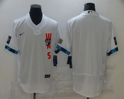 Nike Washington Nationals Blank 2021 All star White Flexbase Authentic Stitched MLB Jersey