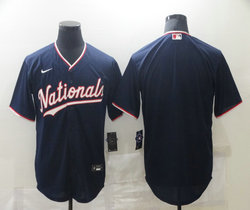 Nike Washington Nationals Blank Navy Blue Authentic Stitched MLB Jersey