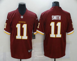Nike Washington Redskins #11 Alex Smith 2021 Red Vapor Untouchable Authentic Stitched NFL Jersey