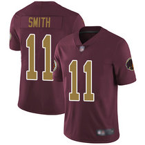 Nike Washington Redskins #11 Alex Smith Gold Number Red Vapor Untouchable Authentic Stitched NFL Jersey