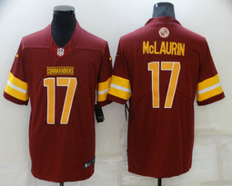 Nike Washington Redskins #17 Terry McLaurin red The commander Vapor Untouchable Authentic Stitched NFL Jerseys