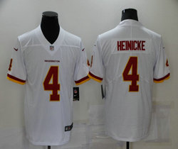 Nike Washington Redskins #4 Taylor Heinicke Burgundy White Vapor Untouchable Authentic Stitched NFL Jersey