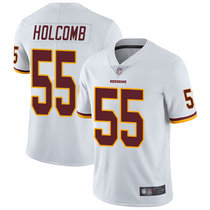 Nike Washington Redskins #55 Cole Holcomb White Vapor Untouchable Limited Authentic Stitched NFL Jersey