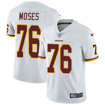 Nike Washington Redskins #76 Morgan Moses White Vapor Untouchable Limited Authentic Stitched NFL Jersey