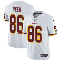 Nike Washington Redskins #86 Jordan Reed White Vapor Untouchable Limited Authentic Stitched NFL Jersey