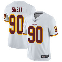 Nike Washington Redskins #90 Montez Sweat White Vapor Untouchable Limited Authentic Stitched NFL Jersey