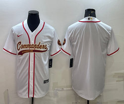 Nike Washington Redskins Blank White Joint adults Authentic Stitched baseball jersey