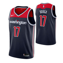 Nike Washington Wizards #17 Isaac Bonga Navy Blue Game Authentic Stitched NBA jersey