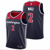 Nike Washington Wizards #2 John Wall Navy Blue Game Authentic Stitched NBA jersey