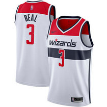 Nike Washington Wizards #3 Bradley Beal White Game Authentic Stitched NBA jersey